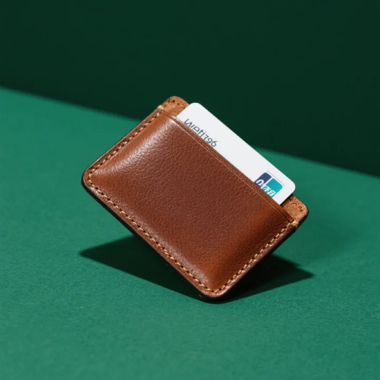 Brown Leather Card Holders